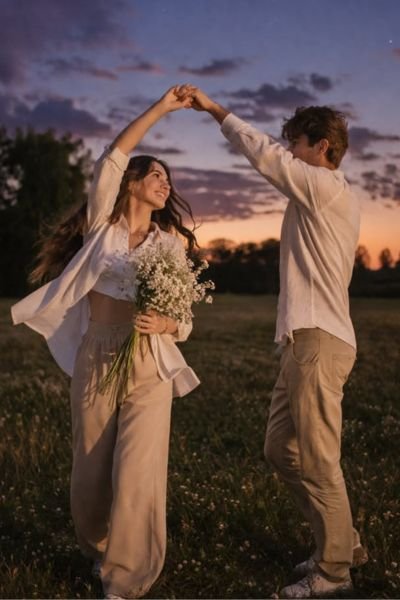 Couple Photography Poses: 15+ Romantic and Creative Ideas for Stunning Photos 12 cute couple dancing post