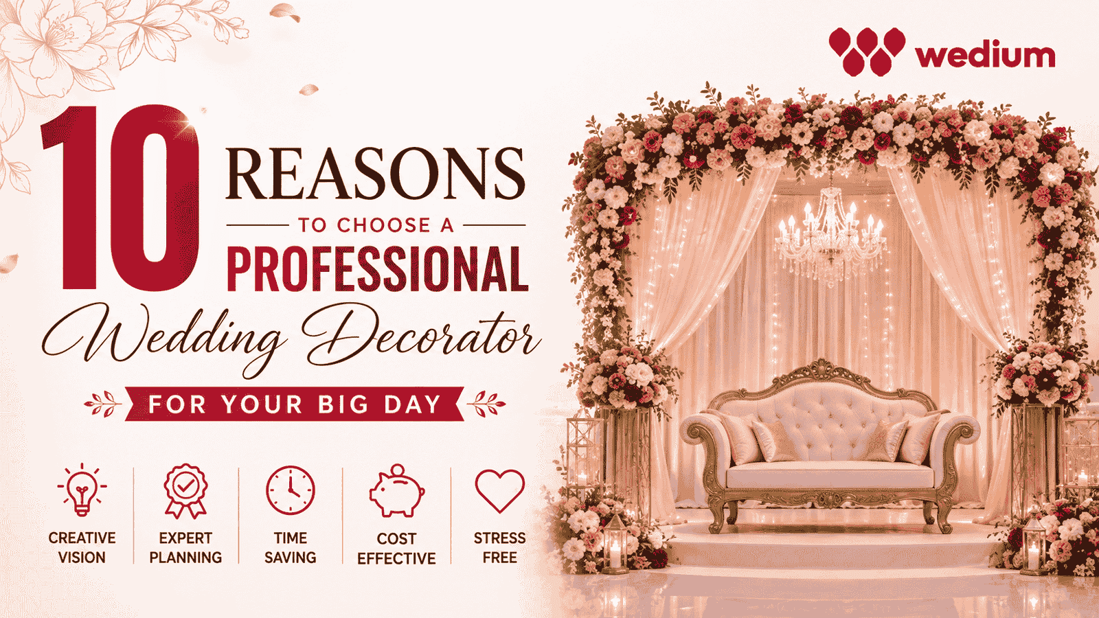 10 Reasons to Choose a Professional Wedding Decorator for Your Big Day