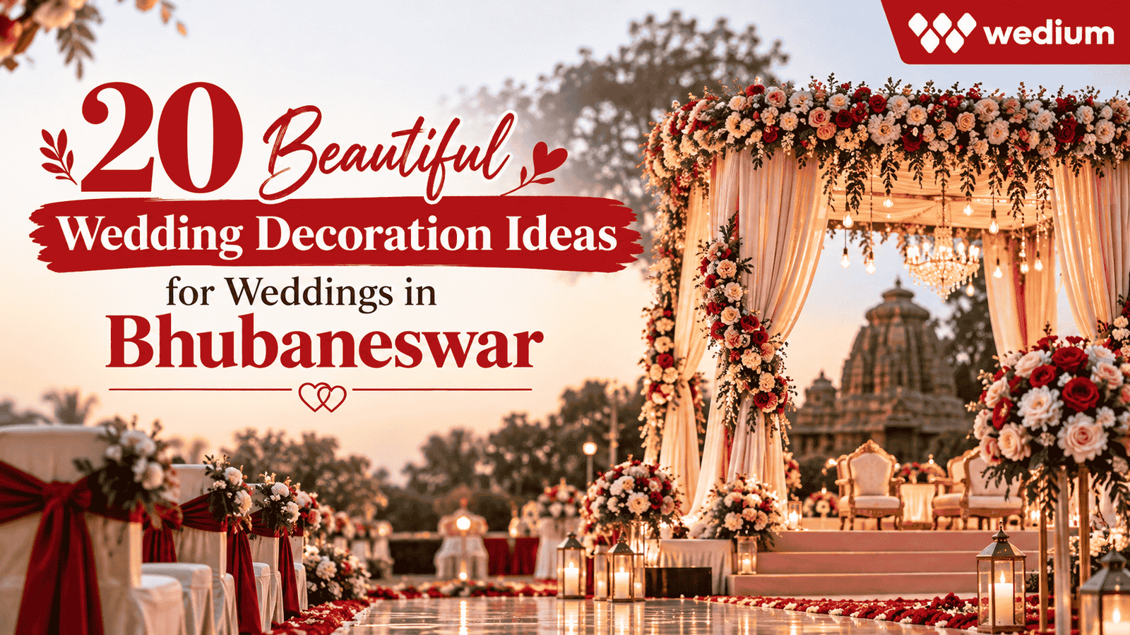20 Beautiful Wedding Decoration Ideas for Weddings in Bhubaneswar